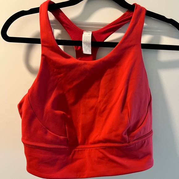 WUNDER TRAIN SPORTS BRA RED SIZE 12 - Picture 2 of 6